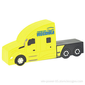 Cartoon USB Flash Drive in Car Shaped, Customized Design and Logo Welcomed, Full Capacity 1-128GB